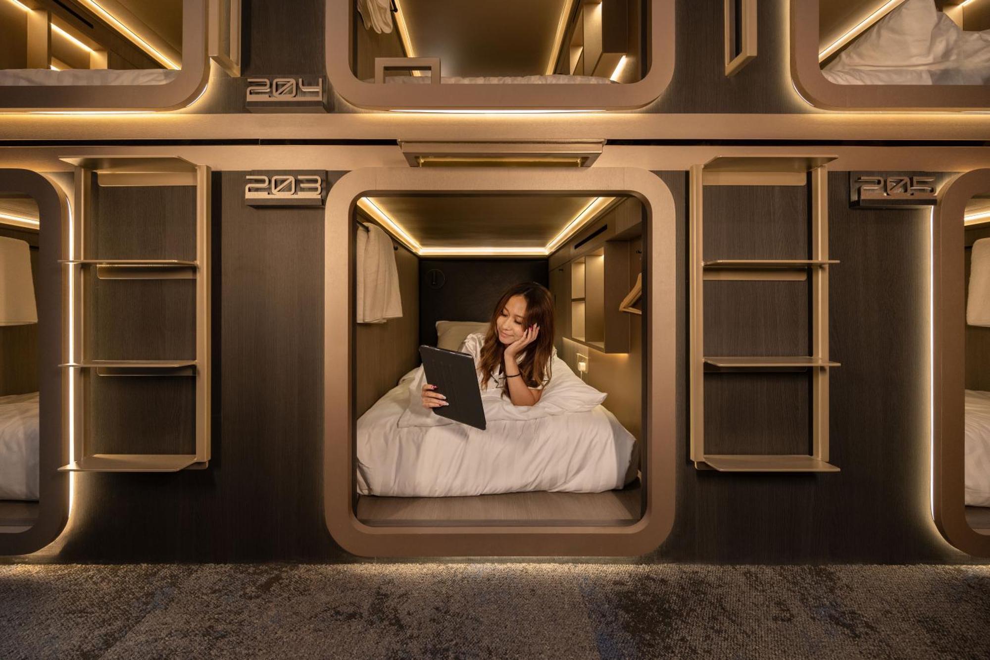 Cube Social Boutique Capsule Hotel At Boat Quay Singapore Buitenkant foto